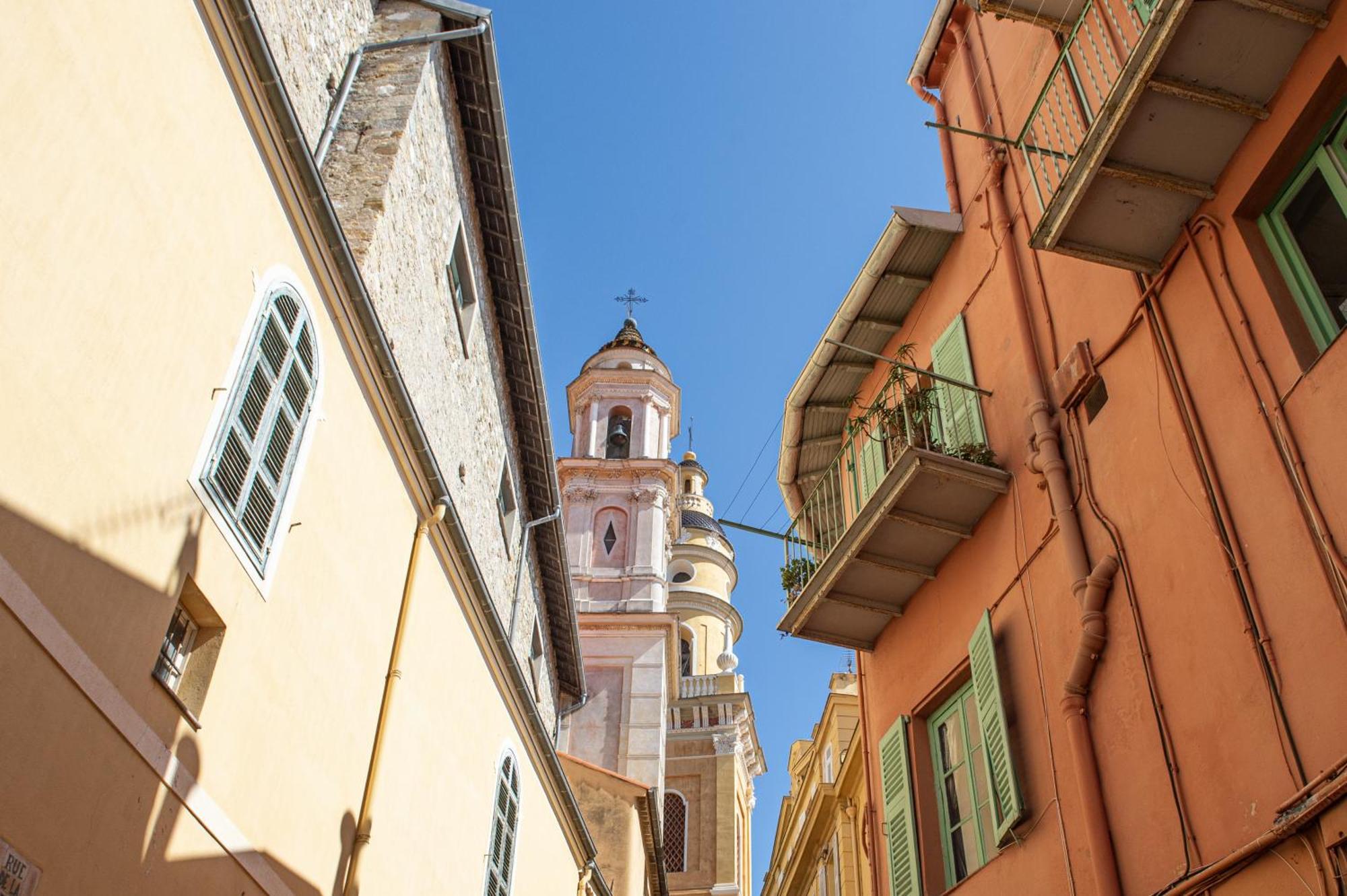 Palm Riviera - Vieille Ville De Menton - Vue Mer Экстерьер фото