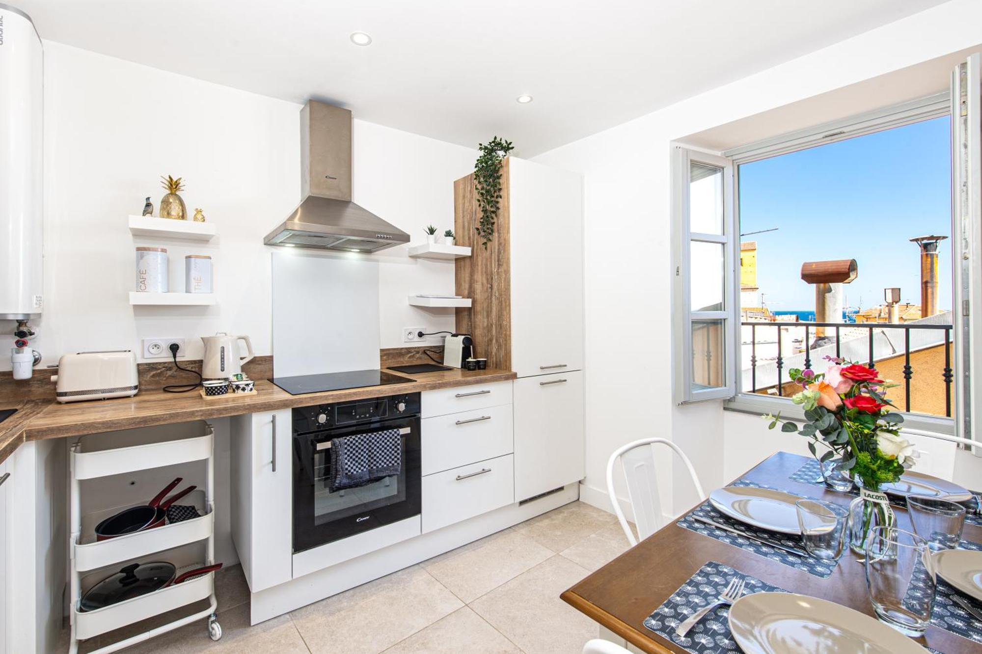 Palm Riviera - Vieille Ville De Menton - Vue Mer Экстерьер фото