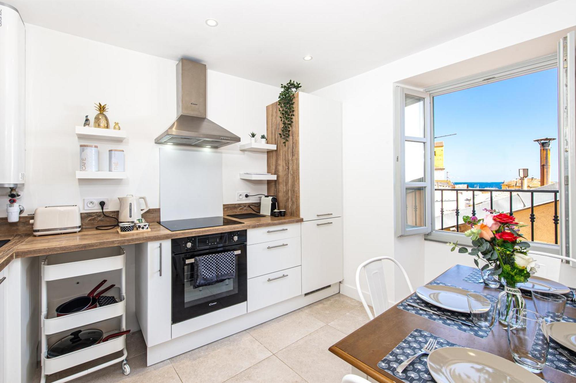 Palm Riviera - Vieille Ville De Menton - Vue Mer Экстерьер фото
