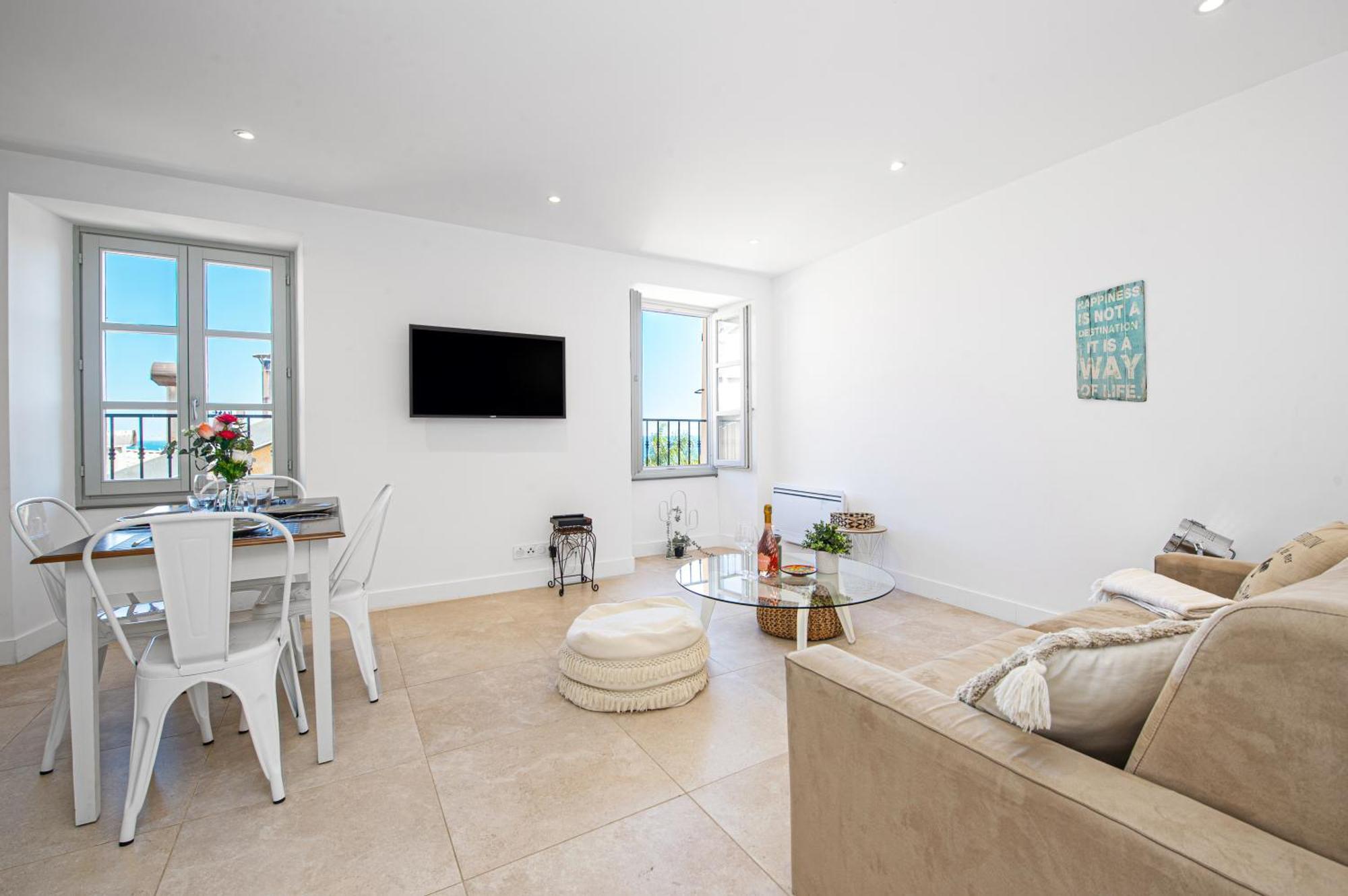 Palm Riviera - Vieille Ville De Menton - Vue Mer Экстерьер фото